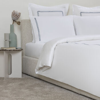 Frame Embroidery Duvet Cover