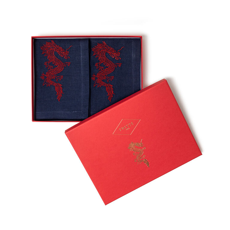 slide 1 Lunar New Year Limited Edition Dragon Table Linen Set