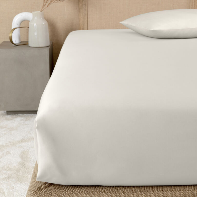 slide 1 Cotton Silk Fitted Bottom Sheet