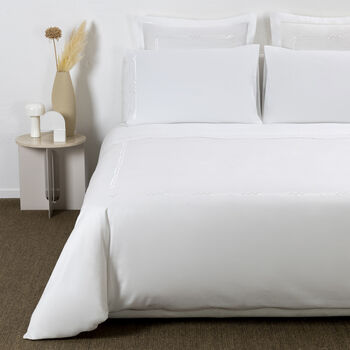 Frame Embroidery Duvet Cover