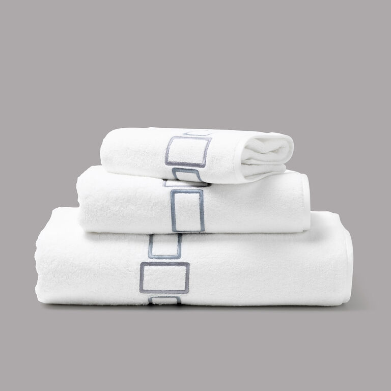 slide 3 Bold Bicolor Embroidery Hand Towel