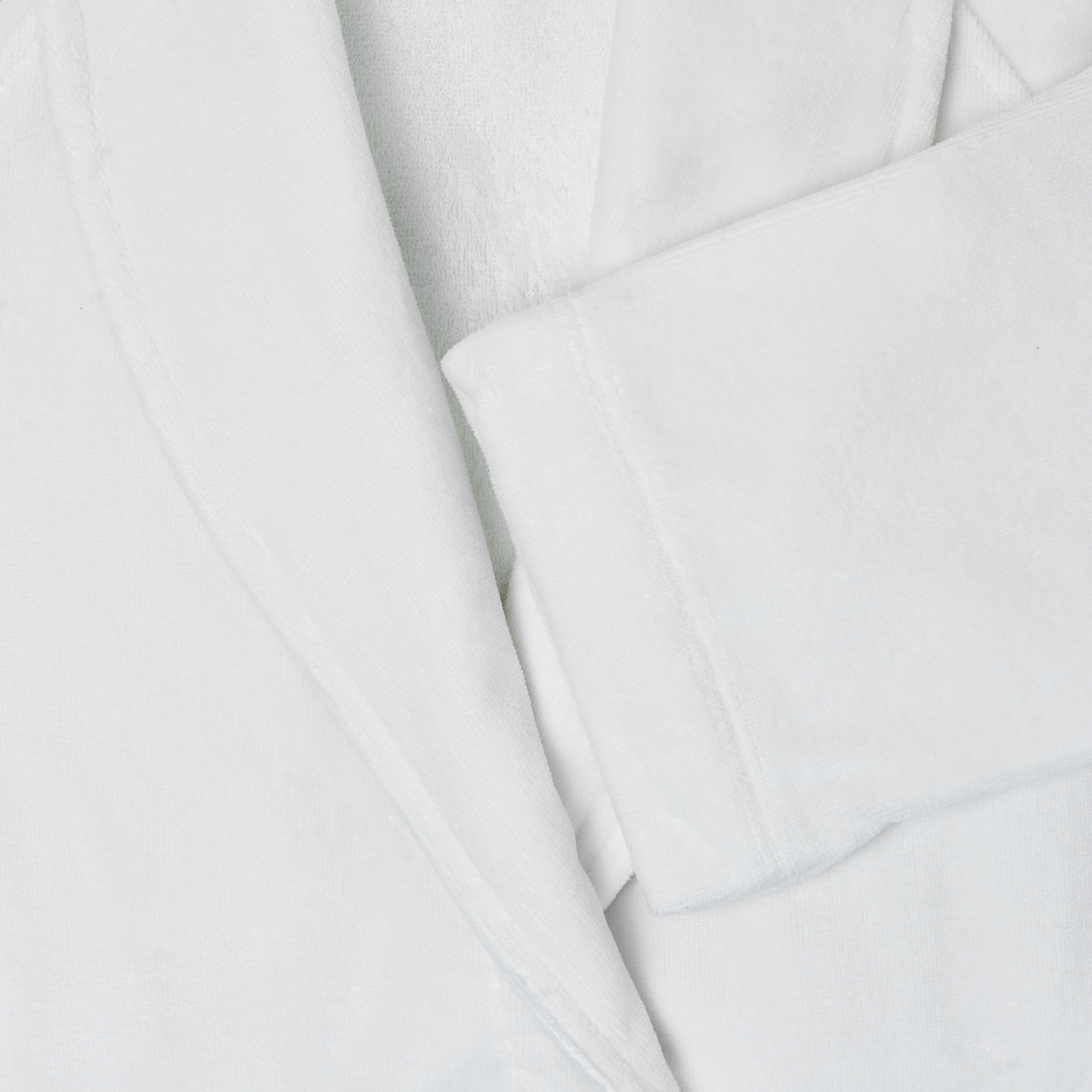 Velour Shawl Collar Robe White | Frette