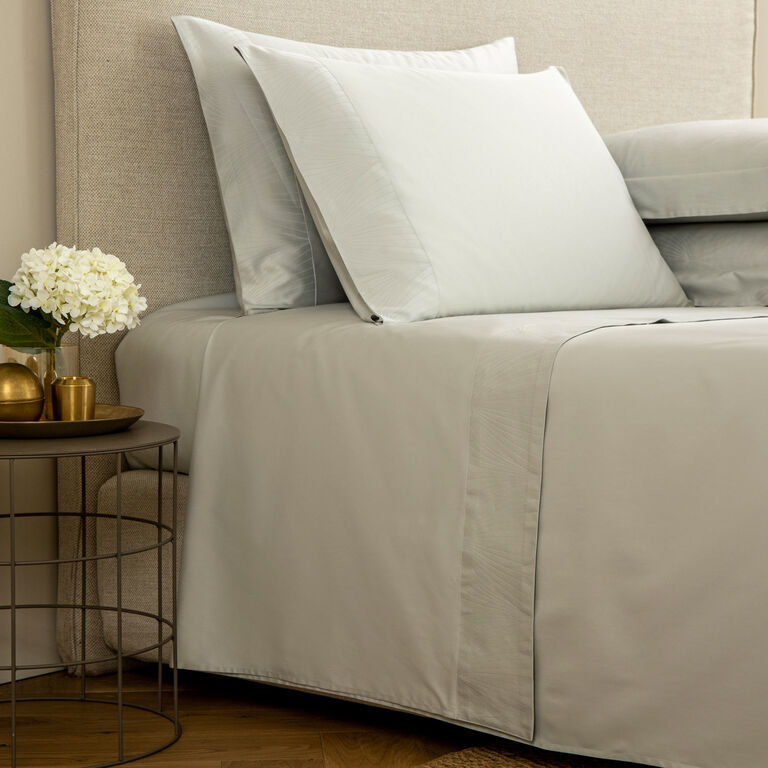 slide 1 Imperial Border Sheet Set Pearl Grey