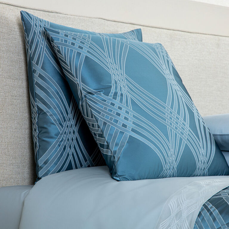 slide 2 Gant Luxury Decorative Pillow Light Azure/Ivory Cover