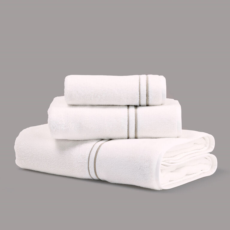 slide 3 Layering Embroidery Bath Sheet