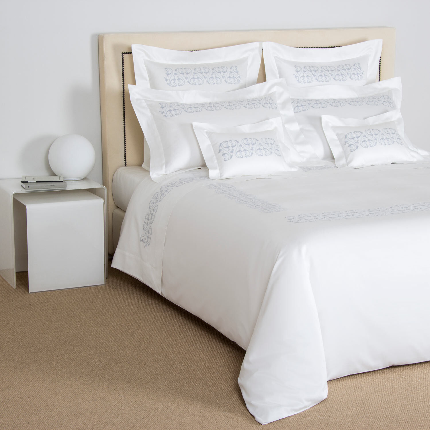 Ornate Medallion Embroidered Sheet Set