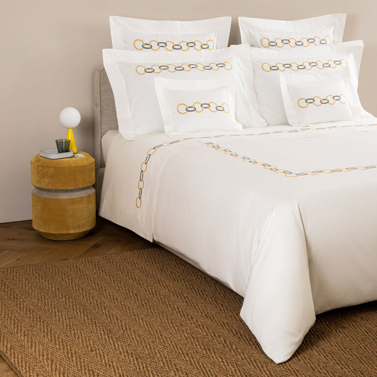 slide 3 Links Embroidered Boudoir Sham