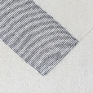 slide 5 Graphite Border Bath Sheet