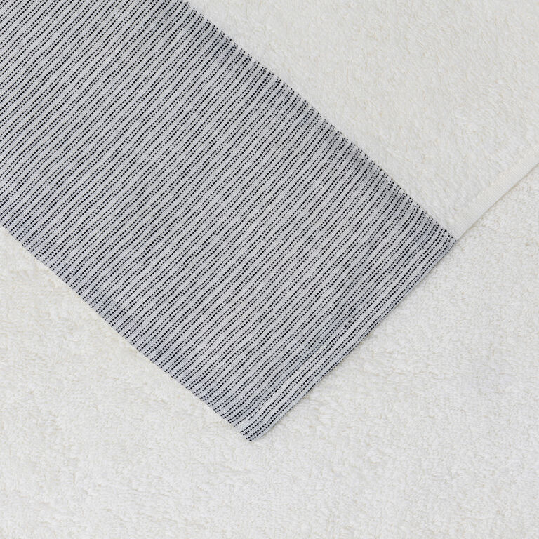 slide 5 Graphite Border Bath Sheet