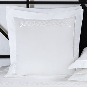 slide 1 Glimmer Embroidery Euro Sham