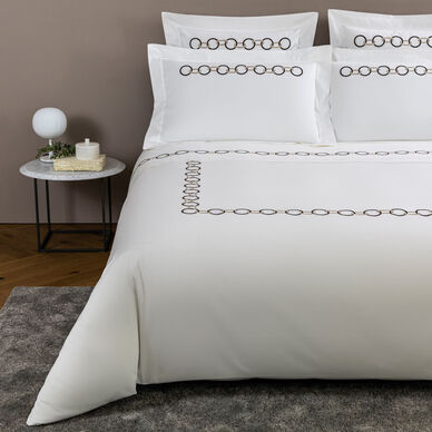 Links Embroidered Duvet Cover image