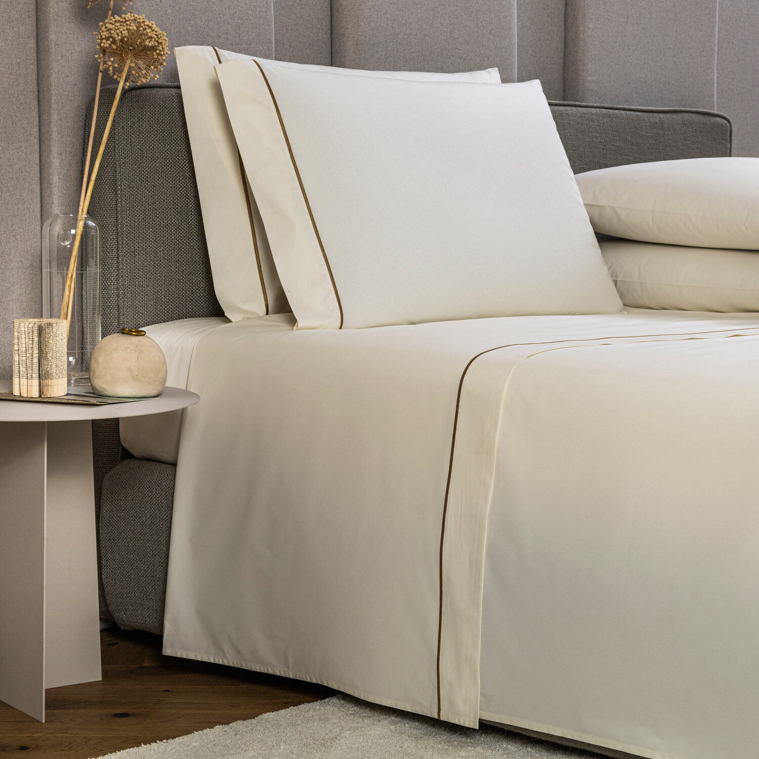 Contemporary Percale Sheet Set Frette