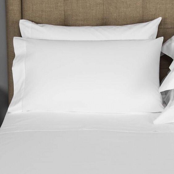 FRETTE 2 King Pillowcases Luxurious 300 Thread Count Sateen Mini Stripe Design 