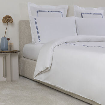 Frame Embroidery Duvet Cover
