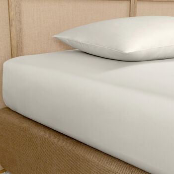 Cotton Silk Fitted Bottom Sheet