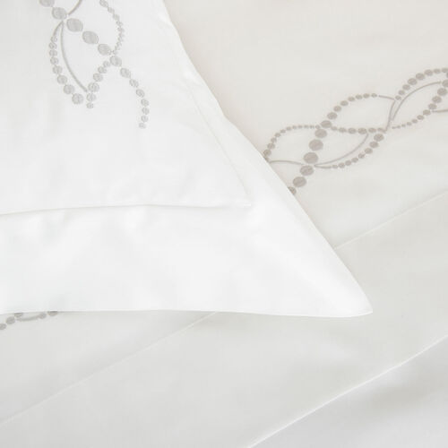 Pearls Embroidered Boudoir Sham
