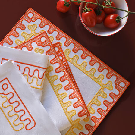 Modernism Net Placemat and Napkins Set