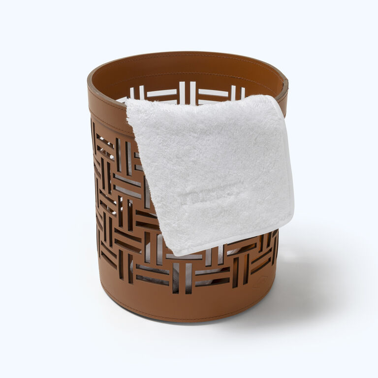 slide 3 Basket Weave Washcloth Bin