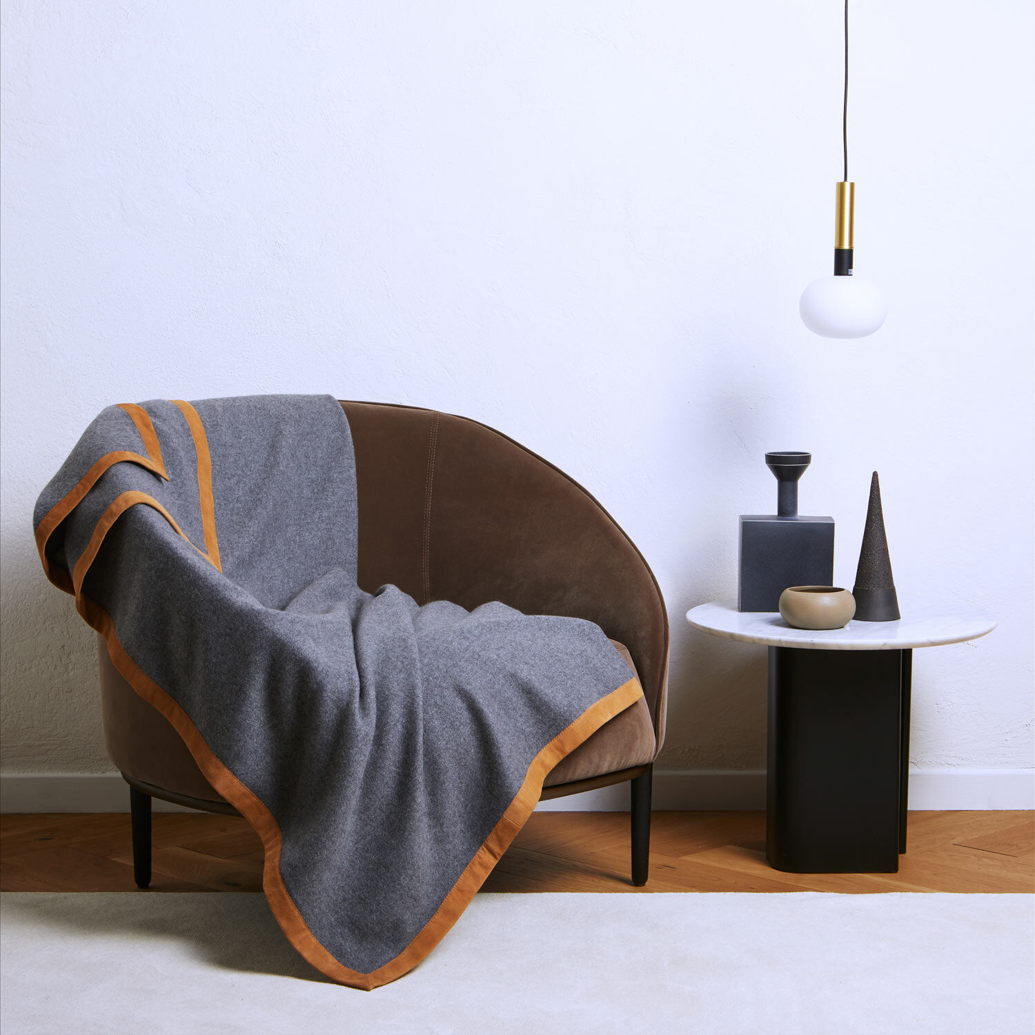 Cashmere Suede Throw Frette