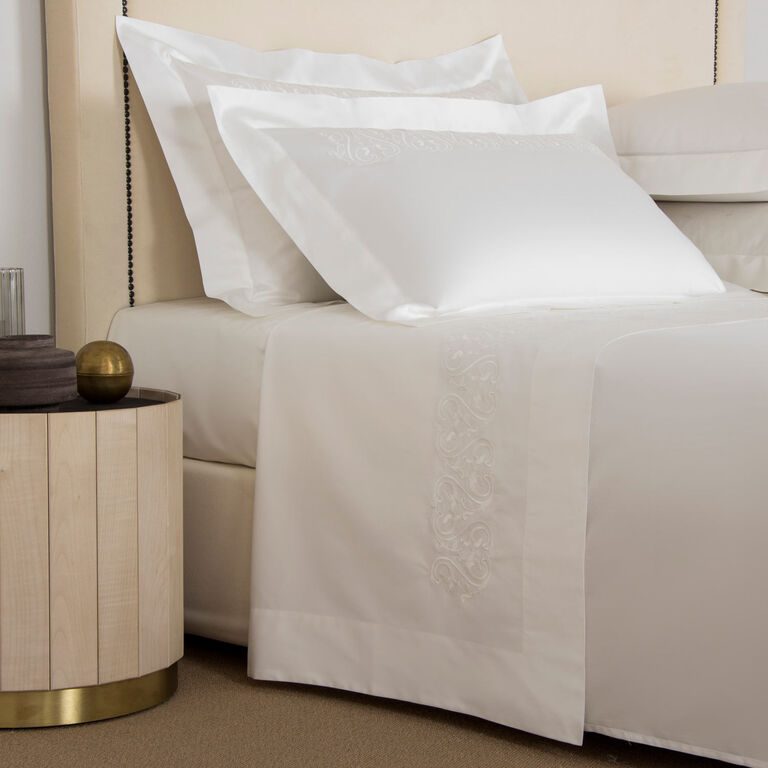 slide 1 Ornate Medallion Embroidered Sheet Set