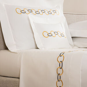 slide 2 Links Embroidered Boudoir Sham