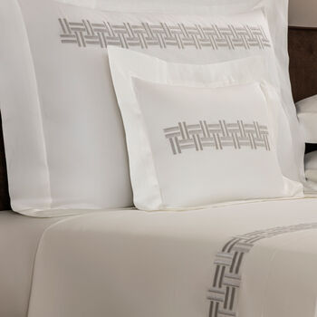 Basket Weave Embroidery Boudoir