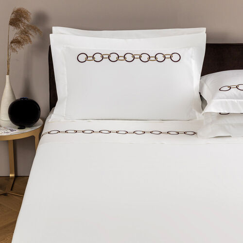 Links Embroidered Sheet Set