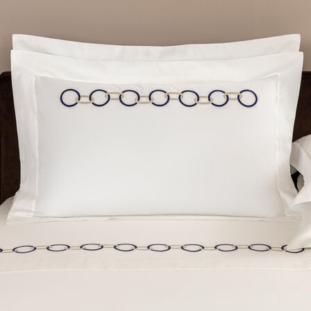 Links Embroidered Sham