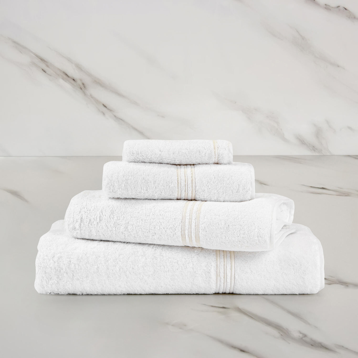 Frette Eternity Bath Towel in Beige, Cotton | Made in Portugal