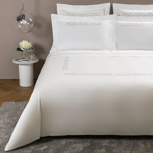 Pearls Embroidered Duvet Cover