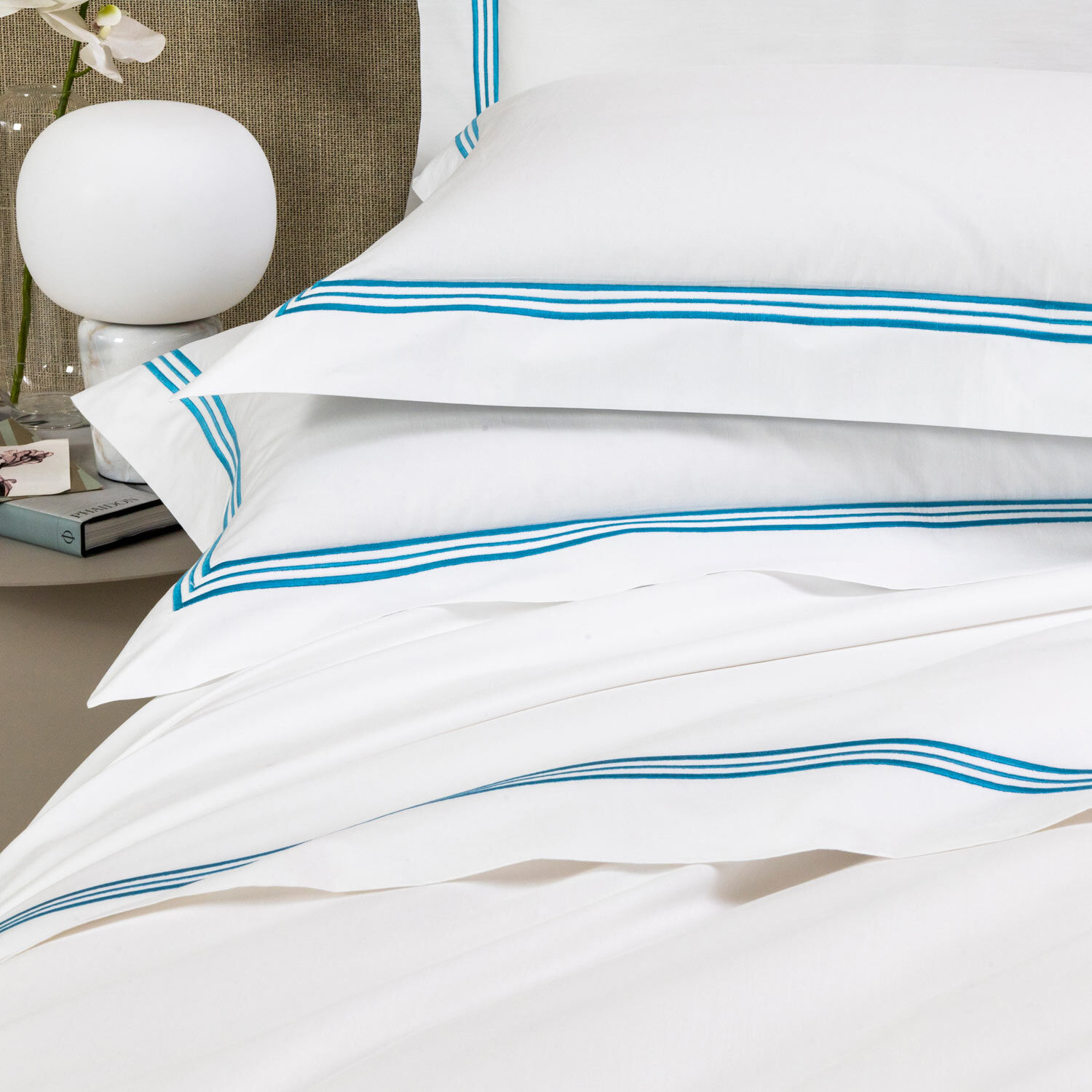 Triplo Bourdon Pillowcase Frette