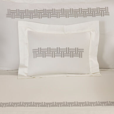 Basket Weave Embroidered Boudoir