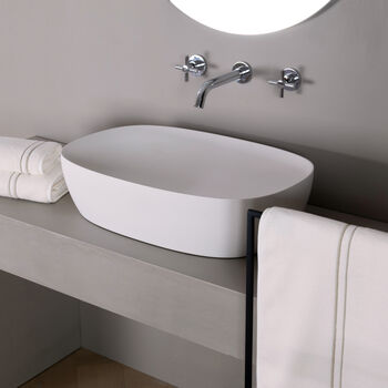 Layering Embroidery Hand Towel