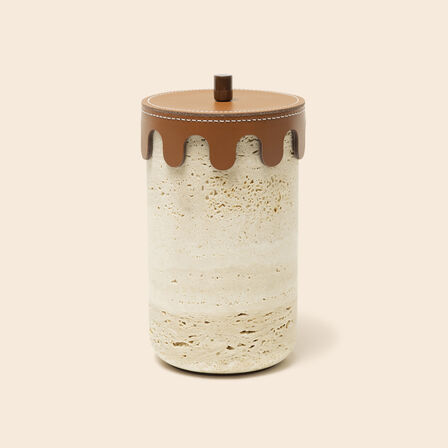 Modernism Large Travertine Pot