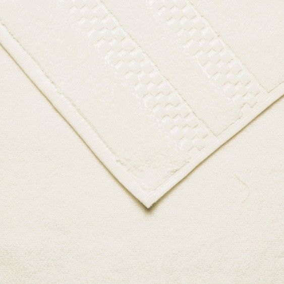 Set of 2 Frette Checkerboard Bath Sheet white
