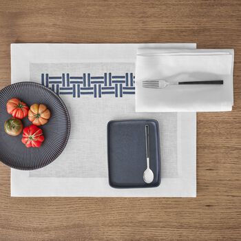 Basket Weave Placemats and Napkins Set