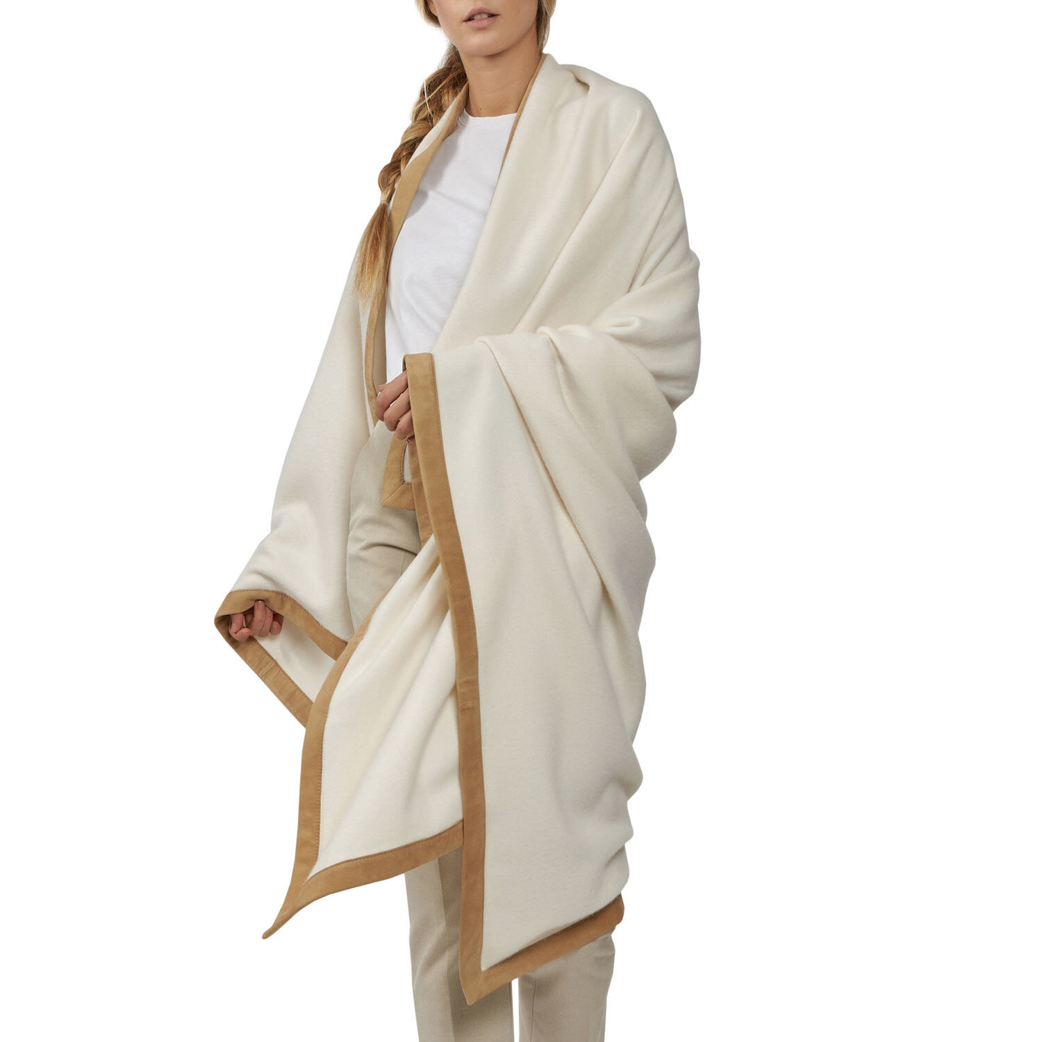 Cashmere & Suede Throw