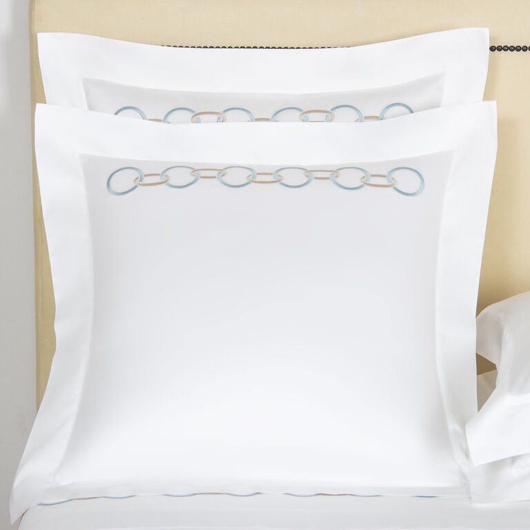 slide 1 Links Embroidered Euro Sham