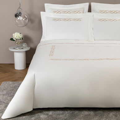 Pearls Embroidered Duvet Cover