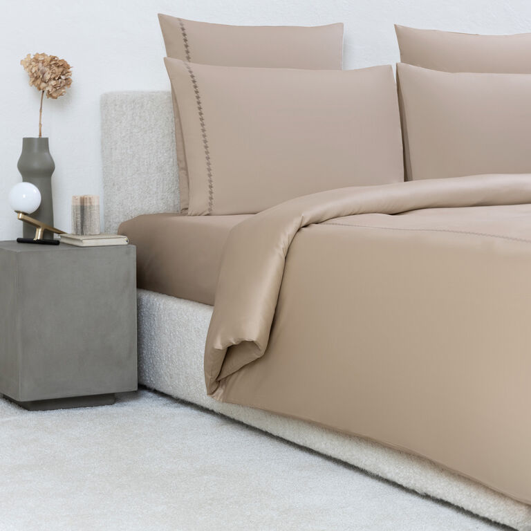 slide 2 Houndstooth Embroidery Duvet Cover