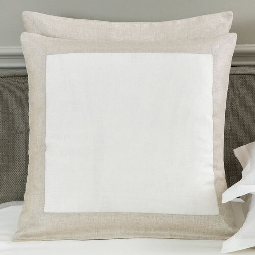 Rectangular Linen Euro Sham | Frette