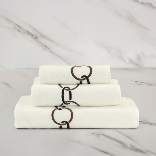 Links Embroidered Bath Towel