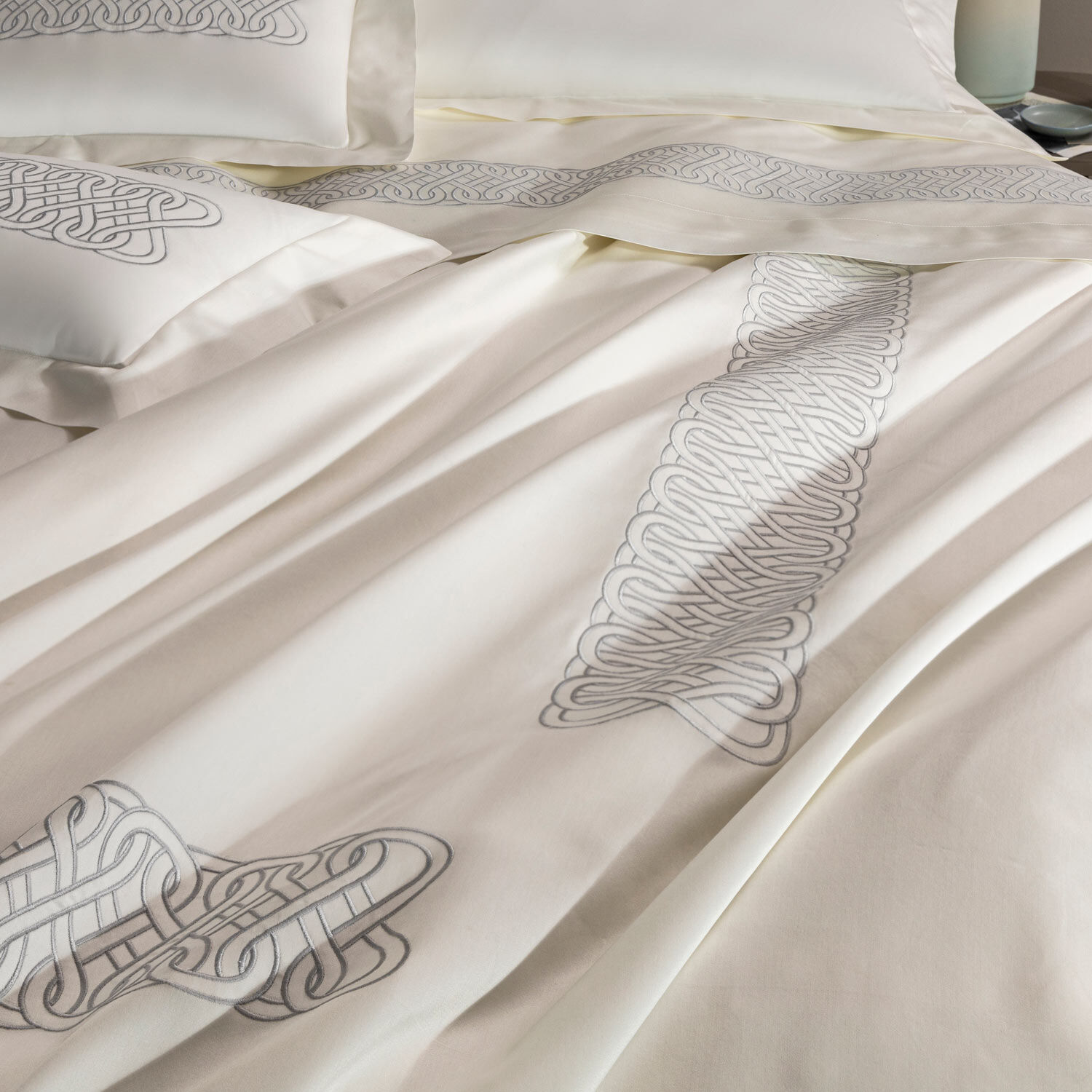 Auspicious Embroidered Euro Sham