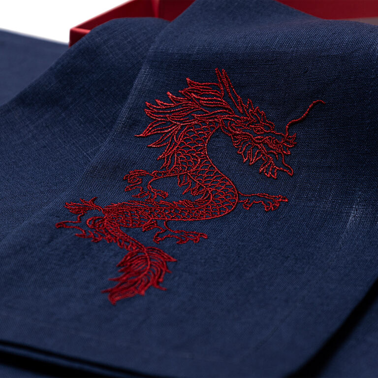 slide 5 Lunar New Year Limited Edition Dragon Table Linen Set