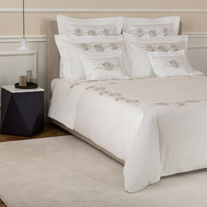 slide 5 Lotus Flower Embroidered Boudoir Sham