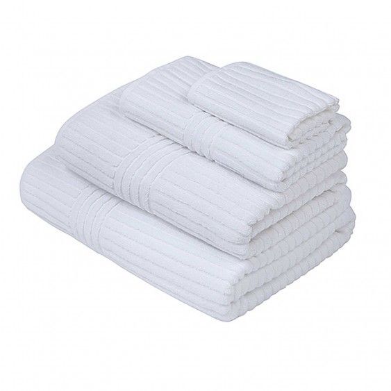 NEW Frette SAVONA 6 PC SET Bath Hand Washcloth Towels Towel Ivory