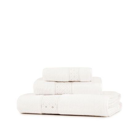 Lozenge Lace Bath Sheet