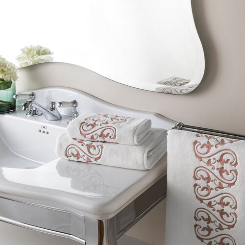 Ornate Medallion Embroidered Bath Sheet
