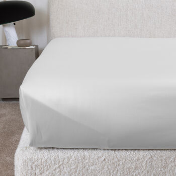 Cotton Sateen 1000 TC Fitted Bottom Sheet