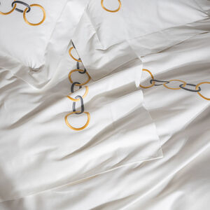 slide 5 Links Embroidered Boudoir Sham